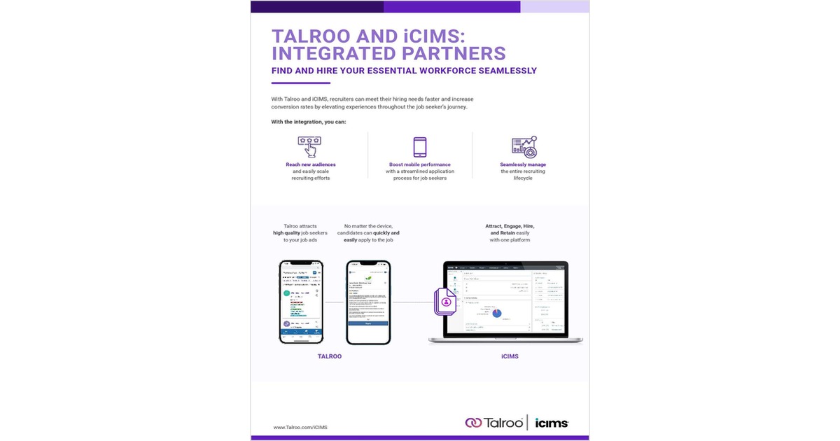 TALROO AND iCIMS: How to Win at High Volume Recruiting