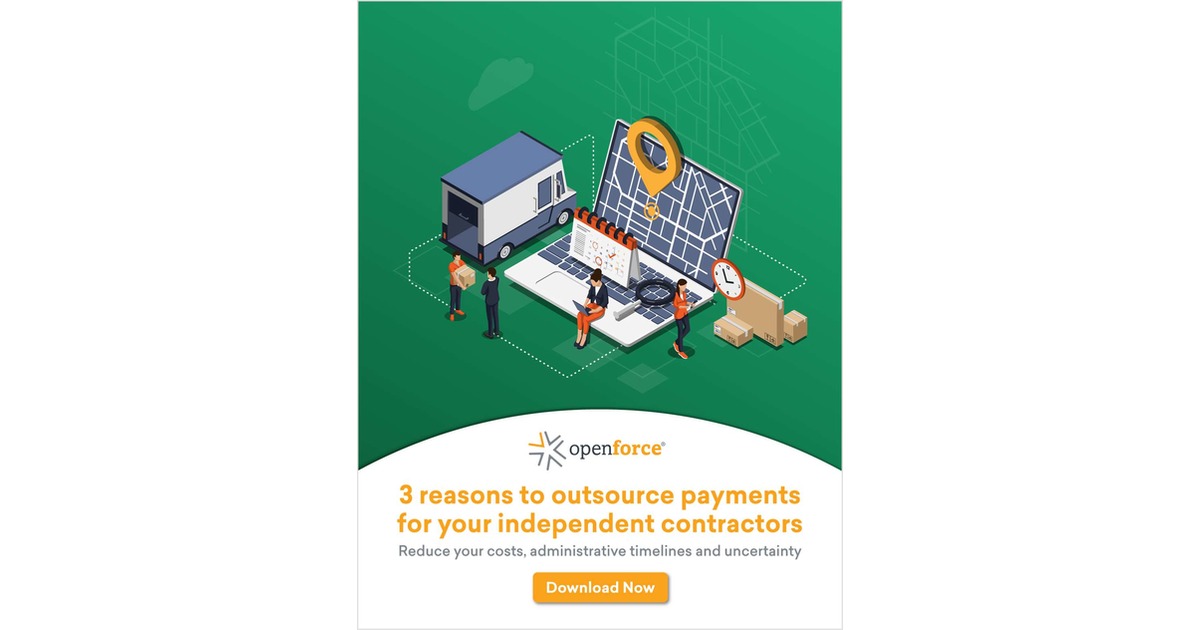 Top 3 Reasons to Outsource Payments for Your Independent Contractor Workforce