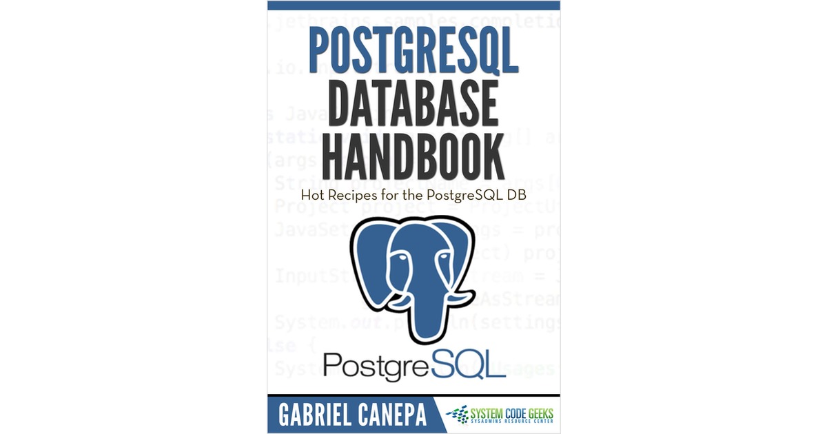 PostgreSQL Database Handbook
