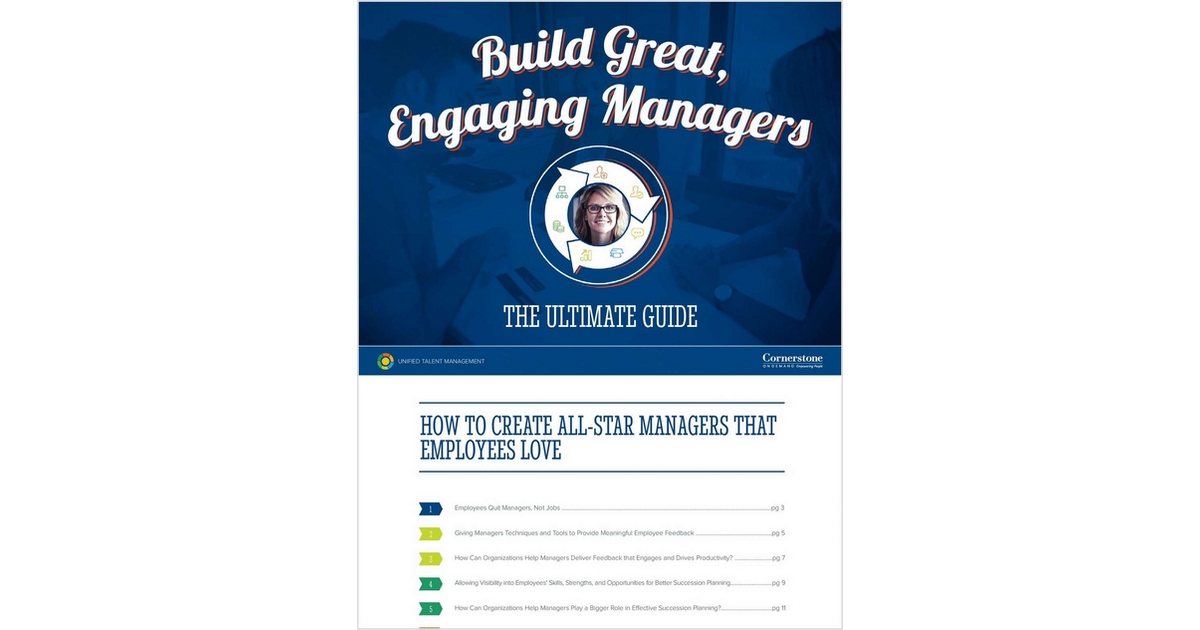 Build Great Engaging Managers â€“ The Ultimate Guide