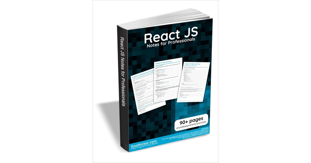 React JS Notes for Professionals