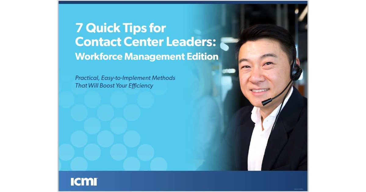 7 Quick Tips for Contact Center Leaders