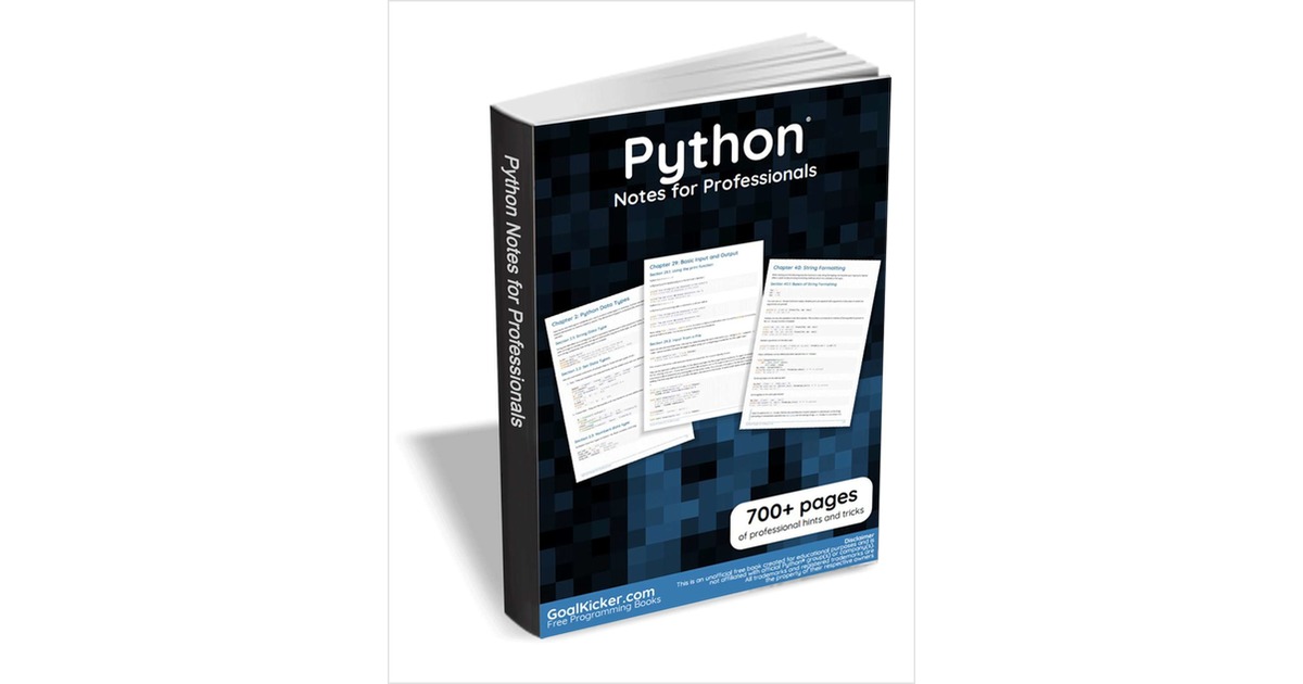 Python Notes for Professionals