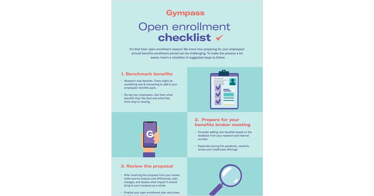Open Enrollment Checklist