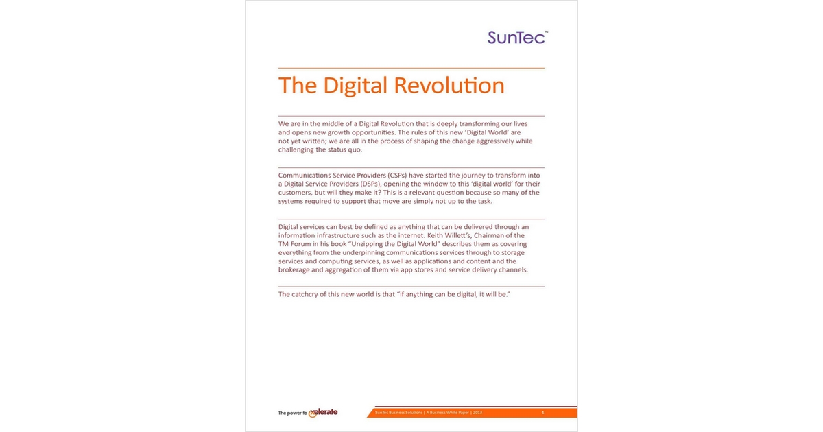 The Digital Revolution